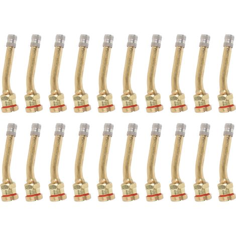 20 valves de pneu en cuivre, excellente étanchéité, protection antirouille, pour camions, remorques et camping-cars, Weeder V3-20-5 (1/5)
