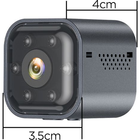 Caméra de sécurité extérieure HD AS03, vision nocturne infrarouge, surveillance à distance sans fil, visualisation en direct via smartphone, étanche IP66, installation facile, détection de mouvement i (1/2)