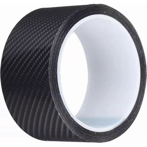 Türschwellerschutz, kratzfeste Türkantenschutzfolie in Acryl-Carbonfaser-Optik, universell für Autos