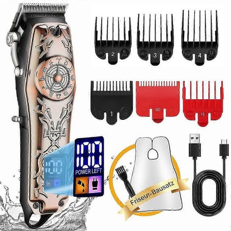 Kit de toilettage pour animaux : tondeuses professionnelles rechargeables 1200 mAh pour chiens et chats (1/5)