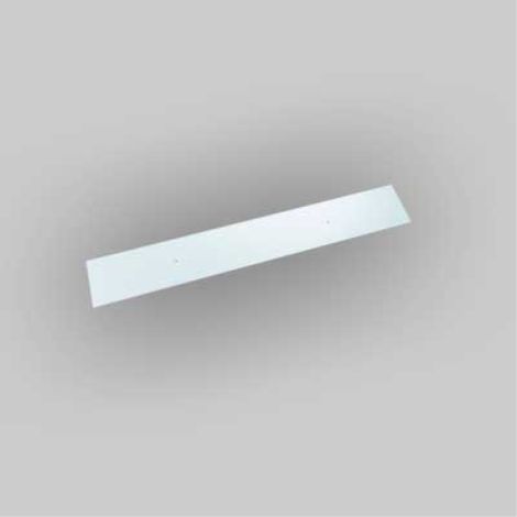 Battisedia con foro - 1000x100 mm - spessore 2 mm