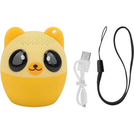 Mini Enceinte Bluetooth Animaux Mignons pour Enfants - Fonction Selfie, Son Puissant, Portable Ourson (1/5)