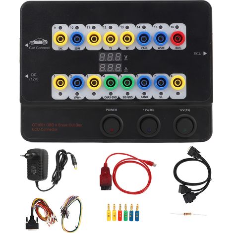 Outil de Diagnostic de voiture, connecteur de banc ECU pour GODIAG GT100 +, boîte de détection de protocole de dérivation OBDII (1/5)