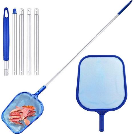 Skimmer di superficie per piscine, reti per piscine, retino a maglie per la pulizia di piscine, per piscine, spa, laghetti e fontane (1/5)