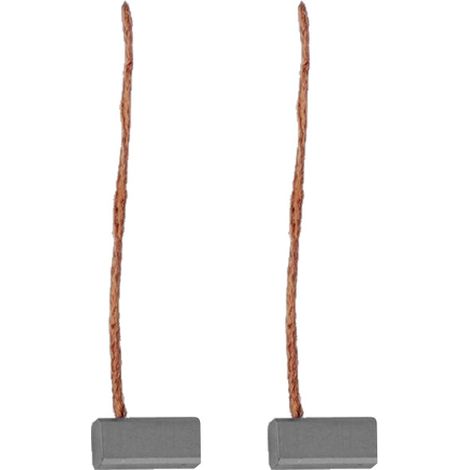 2x Trade-Shop Motorkohlen / Kohlebürsten / Schleifkohlen 7,3 x 7,3 x 13mm 12-24V für verschiedene KFZ-Motoren Rolltor Garagentor Antriebe Lichtmaschine