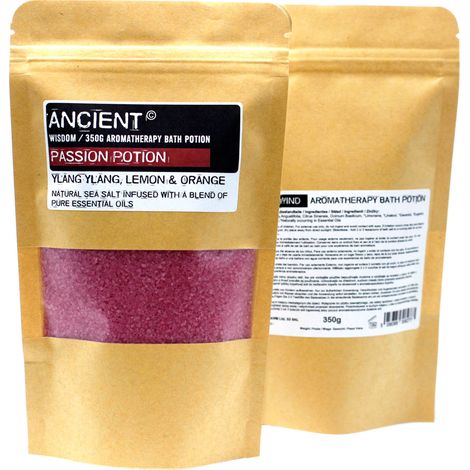 Potion de Bain Aromathérapie en Sachet Kraft 350g - Passion- Vendu par 1 (1/2)
