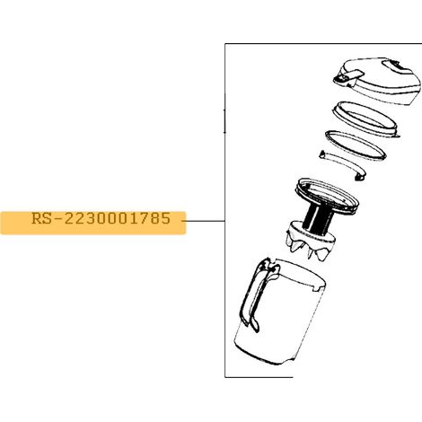 Ersatzteil - Kompletter Trenner - - MOULINEX, ROWENTA