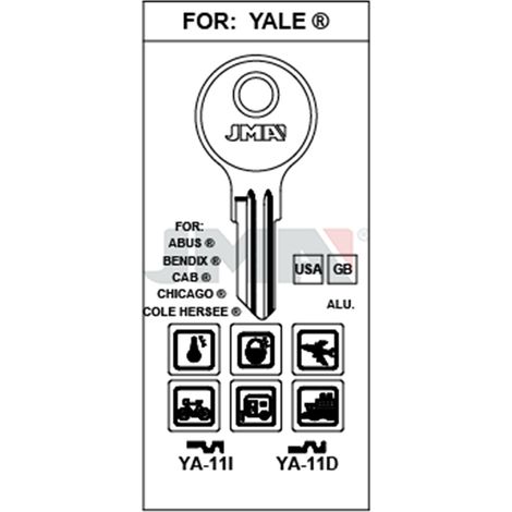 Llave de acero-B YA-11D