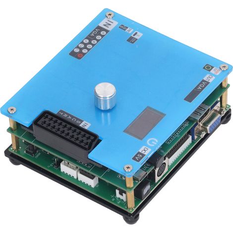 Convertisseur LCD GBSC VGA RCA Interface multimédia haute définition 3 sorties Convertisseur de jeux vidéo avec contrôle GBS (1/5)
