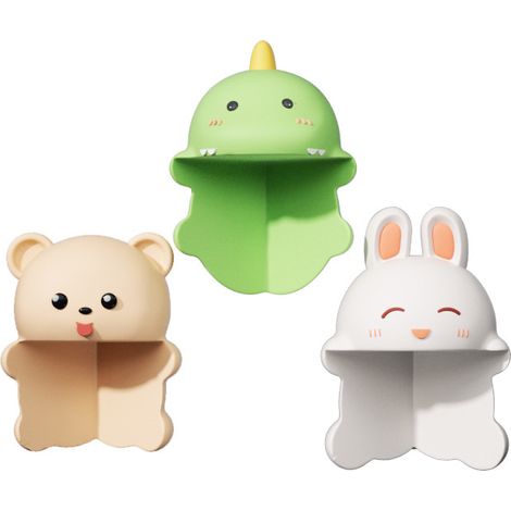 Lot de 3 protections d'angle en forme d'animal, protection des bords pour bureau et meubles, protection de sécurité pour chambre à coucher, chevet, salle de bain, bureau et maison
