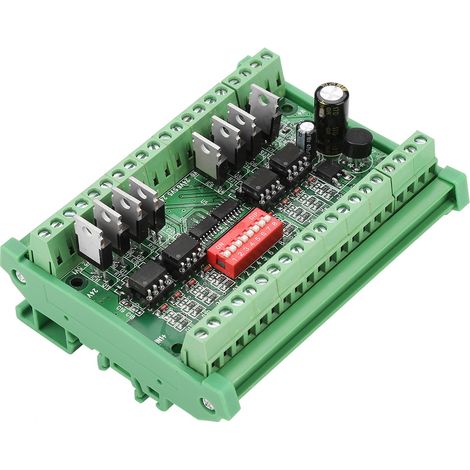 Convertisseur de niveau de signal à onde carrée 8 canaux NPN/PNP vers NPN 5 V/24 V, 10 MHz