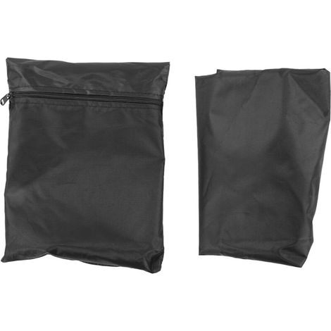 Housse de protection pour barbecue rond 52x37cm, imperméable et anti-UV pour jardin extérieur (1/5)