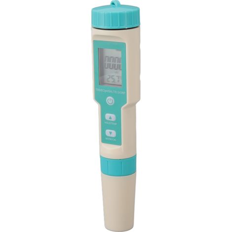 7-in-1-Wasserqualitätstester: ORP, pH-Wert, TDS, Temperatur, EC, Salzgehalt, SG. Präziser digitaler Teststift mit Pulver. (1/5)