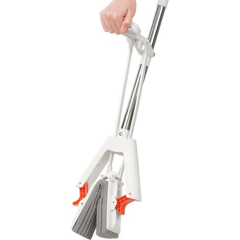 Balai essoreur en éponge PVA pour le nettoyage des sols ménagers : super absorbant, longueur ajustable. (1/5)