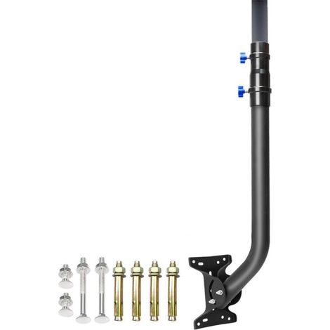Kit de montage Starlink support mural long en acier inoxydable à angle réglable avec adaptateur pour V2 (1/5)