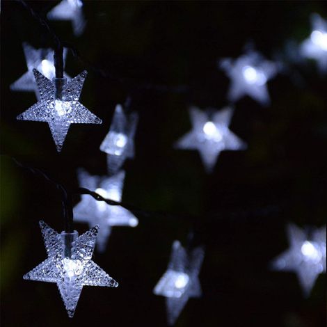 guirnalda de luces solares, 100 LED, 12 m, 8 modos, resistente al agua, para jardín, fiestas y bodas. (1/5)