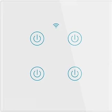 Cerhot intelligenter WiFi-Schalter HomeKit Touch Siri 1/2/3/4-fach ohne Neutralleiter Dual-Modus EU-Stecker (1/5)