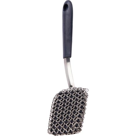 Grill-Reinigungsbürste, Küchenbürste mit langem Griff, Bürste aus Edelstahl 304, Werkzeug für Grill, Garten, Camping, Öfen