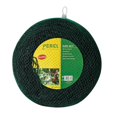 Perel – Filet anti-oiseaux 4 x 10 m en polyester – Maillage 2 cm² – Protection arbres fruitiers et plantes – Installation facile