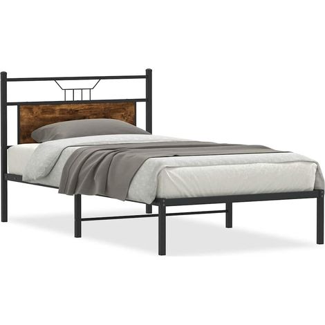 Maison Exclusive - Estructura de cama sin colchón madera roble ah