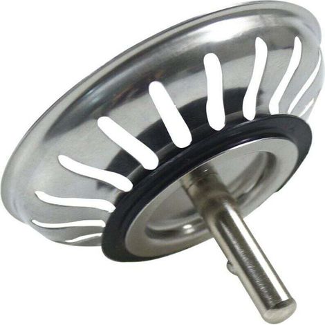 80-mm-Spülbeckendeckelkorb, universeller Edelstahl-Pop-Up-Filter, spülmaschinenfest, kein Verstopfen oder Überlaufen – KZQ