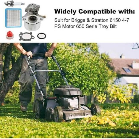Carburateur - Aluminium - Pour Moteurs 4 à 7 HP Briggs & Stratton Série 650 et Troy-Bilt 6,5 HP - Référence 799868 - 1 Pièce (1/4)