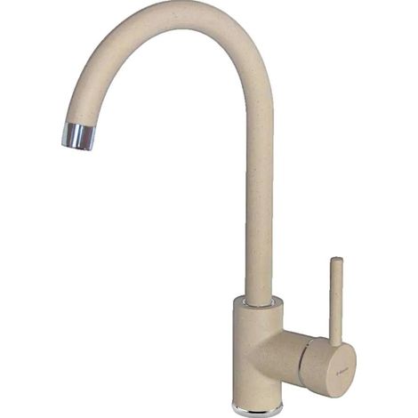 Rubinetto lavabo deante Nemezja colore sabbia ottone (1/2)