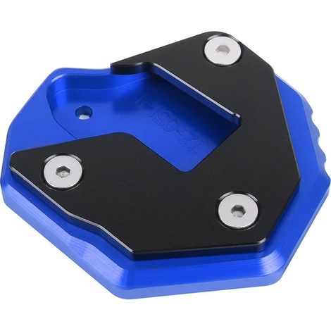 (Bleu) Compatible avec SUZUKI GSX1300R HAYABUSA GSX-R 1300 GSX-R 2007-2021 - Plaque d'extension de béquille latérale CNC pour moto maxpower (1/4)
