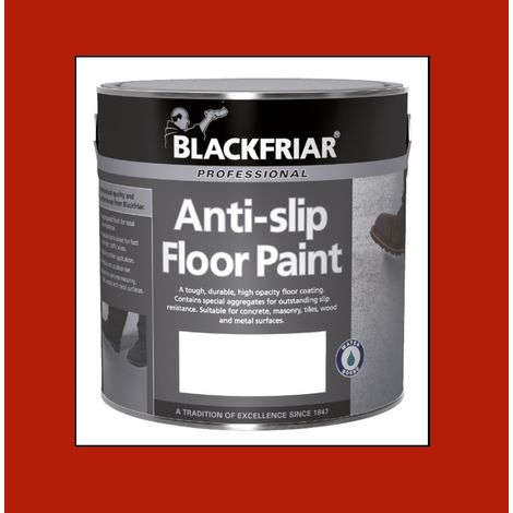 Blackfriar Anti-Slip Floor Paint - Tough and Durable - Tile Red - 5 Litre