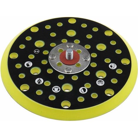 C-Base de ponçage de 15,2 cm - 54 trous - Compatible avec Mirka CEROS DEROS pour le polissage