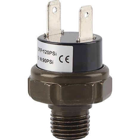 Compresseur d'air automatique 12V universel pour voiture, interrupteur de contrôle de pression d'air 90-120PSI (1/5)