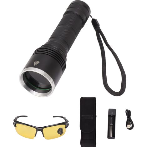 Lampe torche UV 365 nm rechargeable par USB, détecteur d'urine animale pour le durcissement de la résine (1/5)