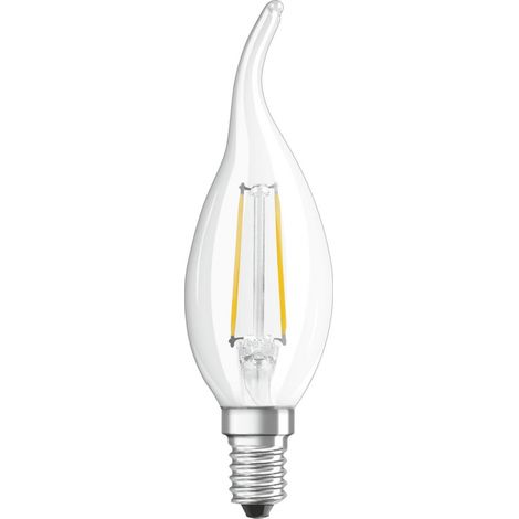 OSRAM Lampe LED dimmable Superstar avec un rendu des couleurs particulièrement élevé (CRI90), E14-base, Aspect filament ,Blanc chaud (2700K), 470 Lumen,Remplacement de 40W-Ampoules 1-Pack (1/3)