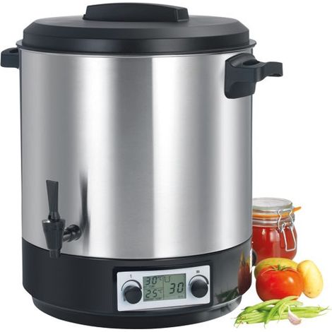 Nature et Saveurs Esterilizador Eléctrico Negro 31L 2000W
