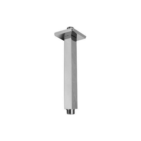 Bras de douche Quattro 150 mm x 1/2’’ pour plafond, laiton chromé, avec rosace