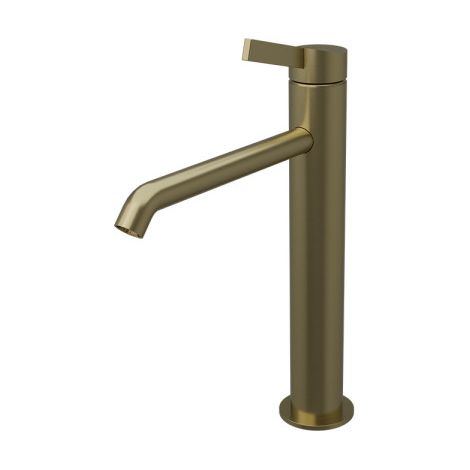 Mitigeur lavabo médium or brossé PVD Piega - CRISTINA ONDYNA PA22796I