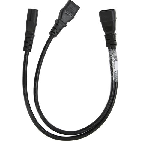 Câble Y C14 vers double C13 5-15R pour alimentation serveur, UPS et périphériques informatiques (1/5)