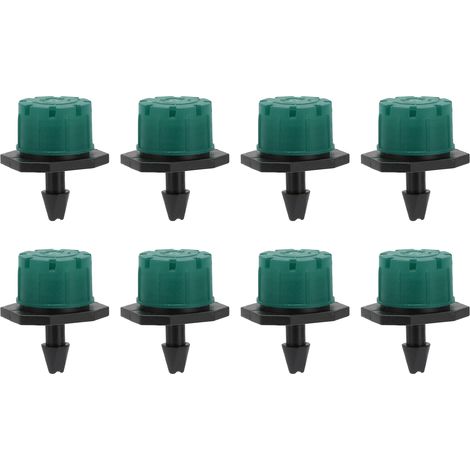 100-teiliges Tropfbewässerungs-Sprinklerset, 1/4-Zoll-Verstellsender (360°), umweltfreundliches Bewässerungssystem für Garten und Pflanzen (1/5)