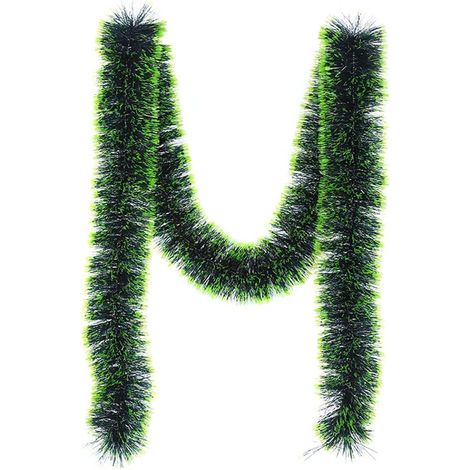 Guirlande de Noël artificielle - 6 m - Décoration de Noël - Guirlande de sapin - Pour l'intérieur et l'extérieur - Cheminée - Porte de Noël - Mariage - Vert (1/4)