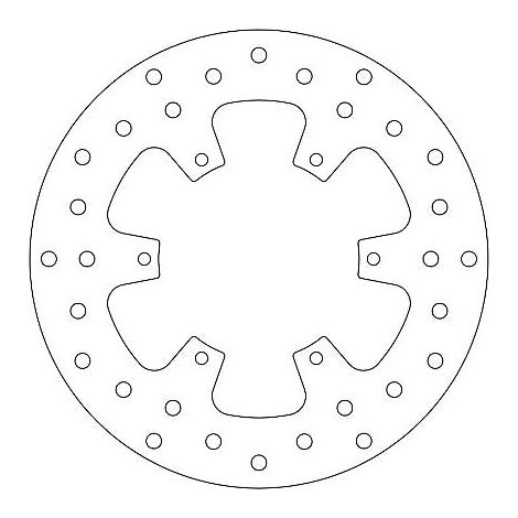 Disque de Frein Fixe PIAGGIO - Homologué TÜV