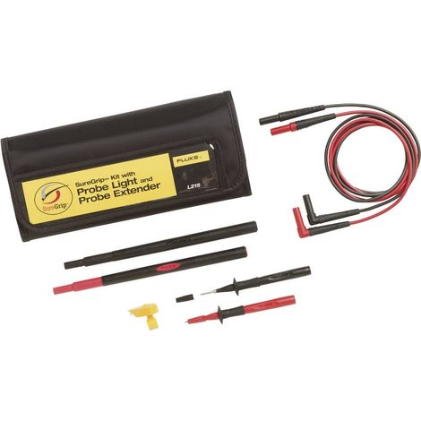 Fluke L215 Set de cordons de mesure de sécurité pointe de test, Banane mâle 4 mm Banane mâle 4 mm rouge, noir 1 pc(s) (1/3)