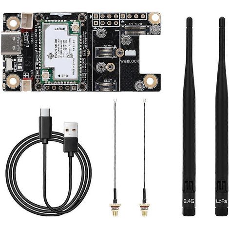 Bloc WisBlock Meshtastic sans fil RAK avec antenne RAK4631, module LoRaWAN sans fil SX1262 pour réseau Meshtastic LoRaWAN 868 MHz (1/5)