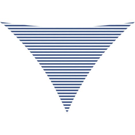 vidaXL Vela da ombra solare Blu e Bianco 5 x 5 x 6 m
