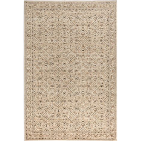 Tapis classique en viscose tons bruns douceur et élégance - Brun naturel chaleureux (1/4)
