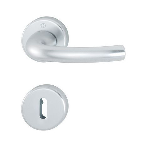 HOPPE® Drückergarnitur mit Rosetten Tôkyô 1710/42KV/42KVS, Aluminium, 2805540