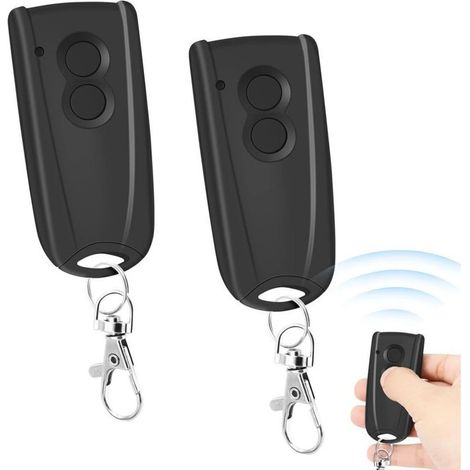 Télécommande 2 canaux 433,92 MHz pour portail automatique EcoStar RSC2 RSE2 RSZ1 Liftronic 500/700/800 Portronic D2500/D5000/S4000