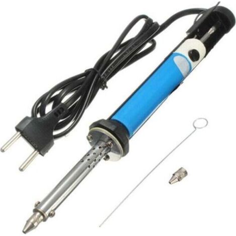 Pistolet à dessouder et fer à souder électrique 2 en 1 avec pompe à dessouder - Outil d'élimination de l'étain pour la réparation électronique et la maintenance des circuits (1/4)