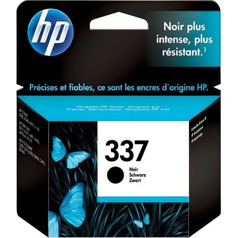 Cartuccia d'inchiostro originale HP 337 Nera da 11 ml, compatibile con stampanti Hewlett Packard, confezione da 1 pezzo (1/5)