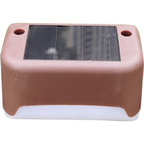 Lampes solaires LED pour échelles, couloirs, escaliers, rampes et clôtures, 10 heures, 8 à 10 h, 1 LED, pour jardin, terrasse, cour, allée, installation facile (1/5)