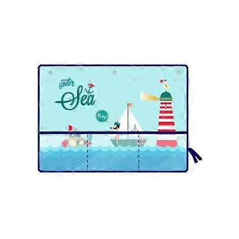 Rideaux de voiture, pare-soleil pour vitres de voiture, motif dessin animé enfant, housse de voiture, sac de rangement multifonctionnel, blanc (1/5)